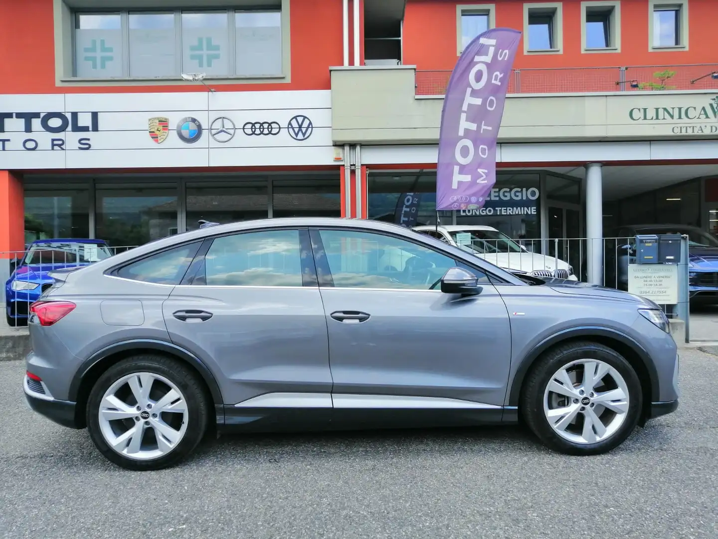 Audi Q4 e-tron Q4 SPORTBACK e-tron 40 S LINE Matrix 150kWW 204CV Argent - 2