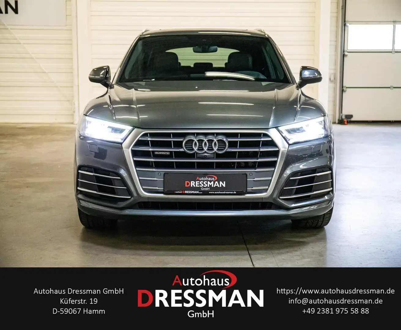 Audi Q5 TDI Q. S LINE MATRIX VIRTUAL PANO HuD AHK B&O Grau - 2