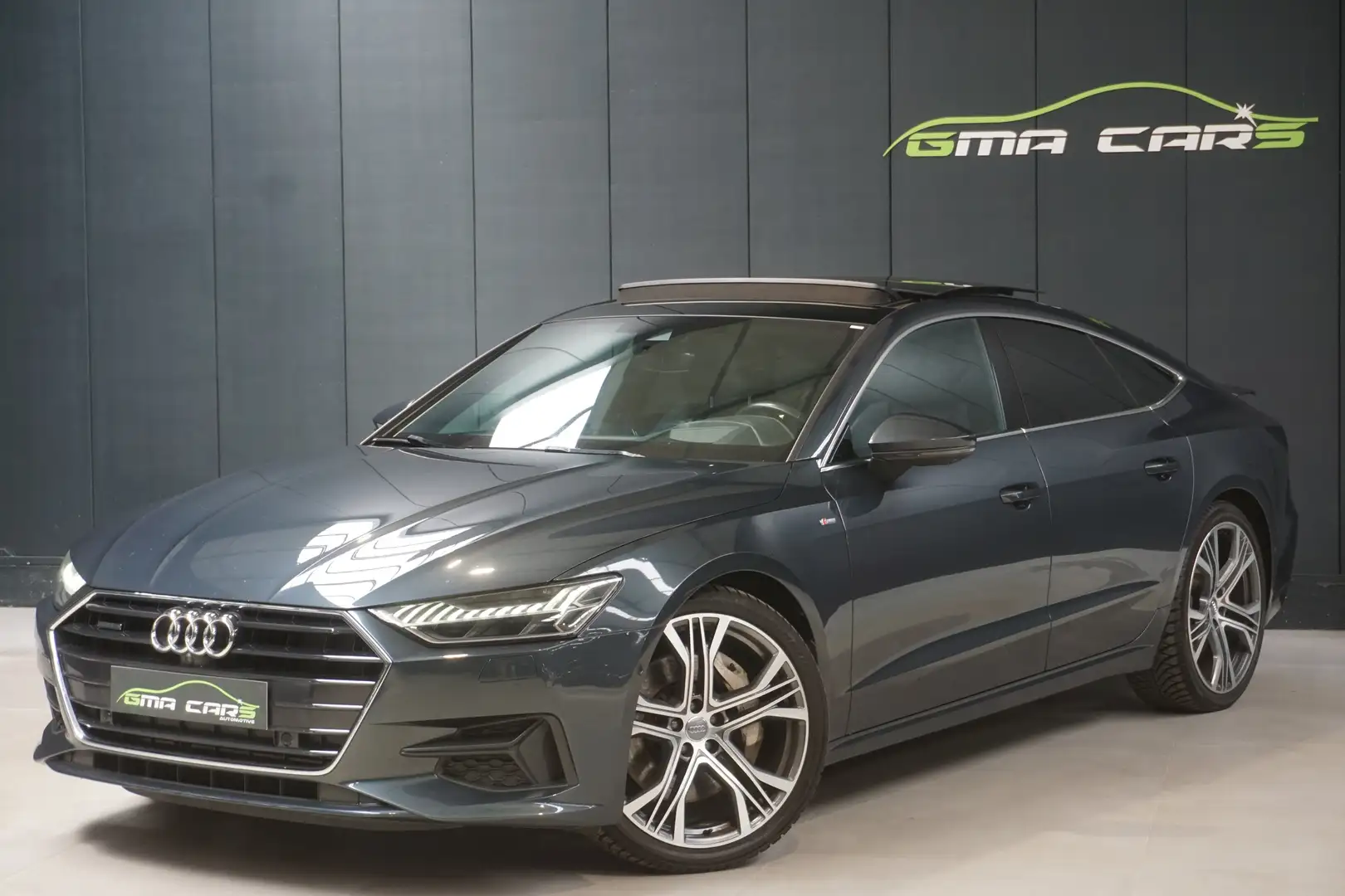 Audi A7 55 TFSI qua. S Line-Nav-Pano-Head Up-360c-Garantie Grijs - 1