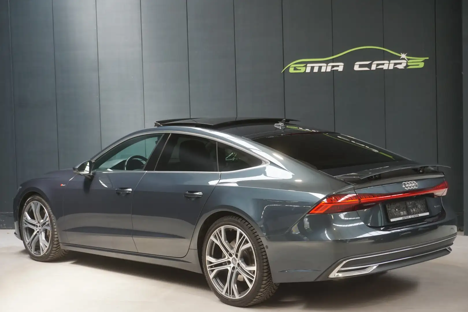 Audi A7 55 TFSI qua. S Line-Nav-Pano-Head Up-360c-Garantie Grijs - 2