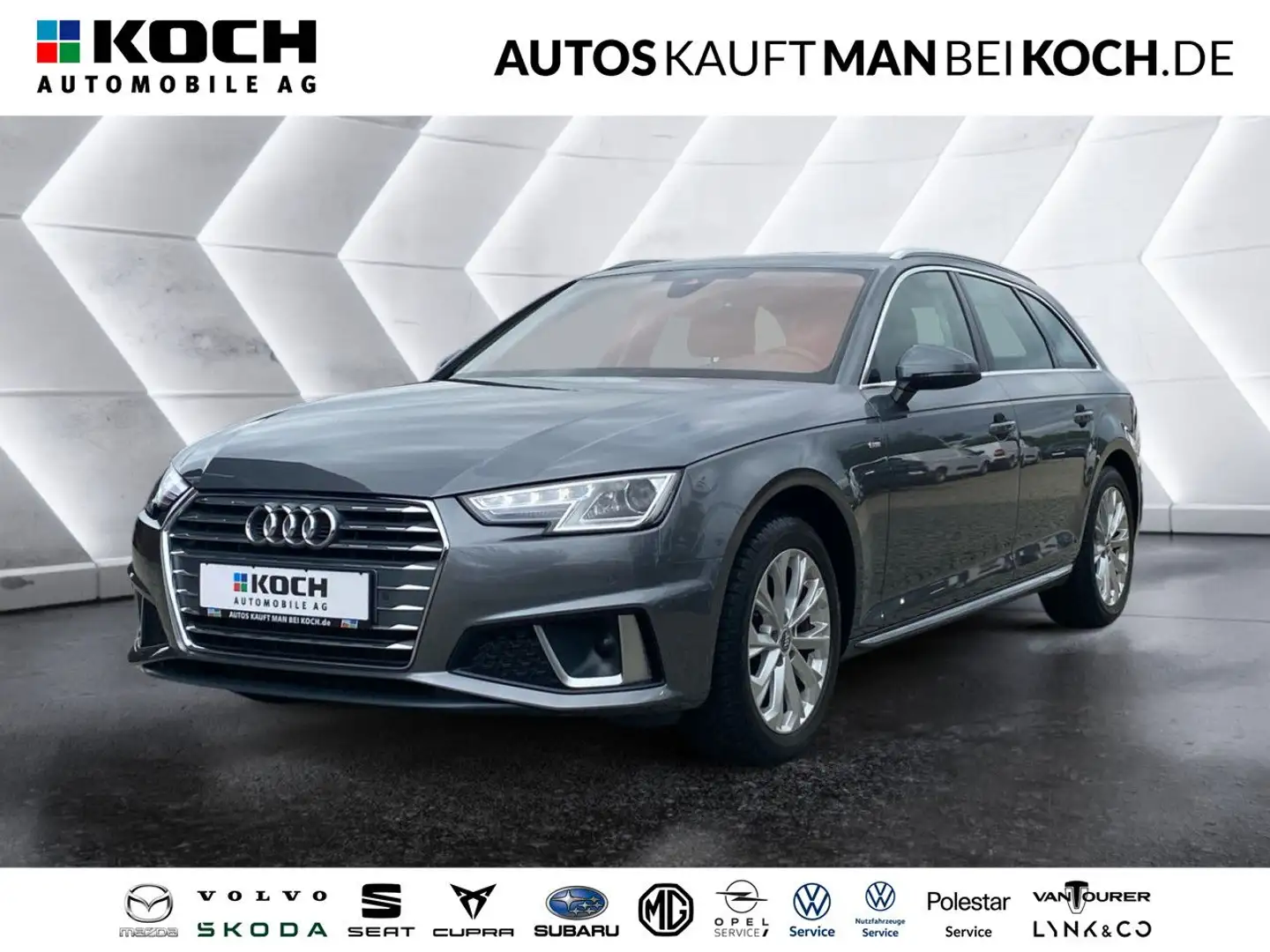 Audi A4 Avant 30 TDI Design AT PDC ACC NAV SH SD CAM Grau - 1
