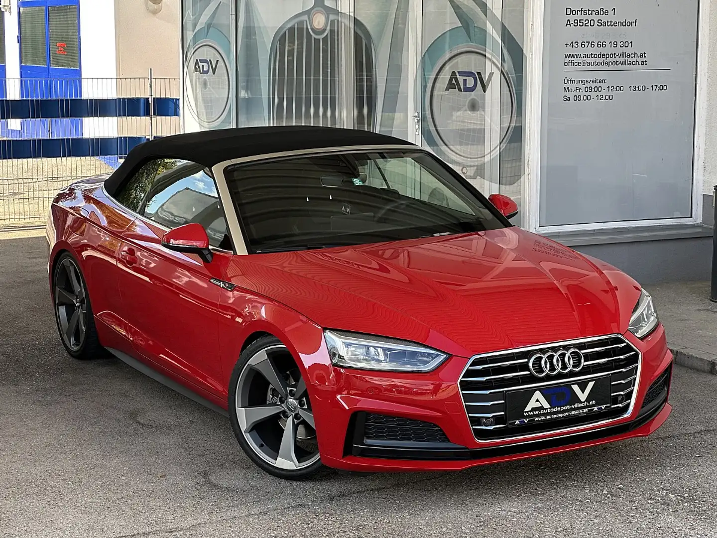 Audi A5 Cabrio 3xS-Line 2,0 TFSI sport S-tronic Rot - 2