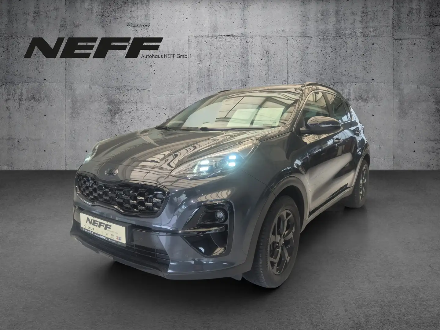 Kia Sportage 1.6 T-GDI Black Edition FLA 4xSHZ LM Gris - 2