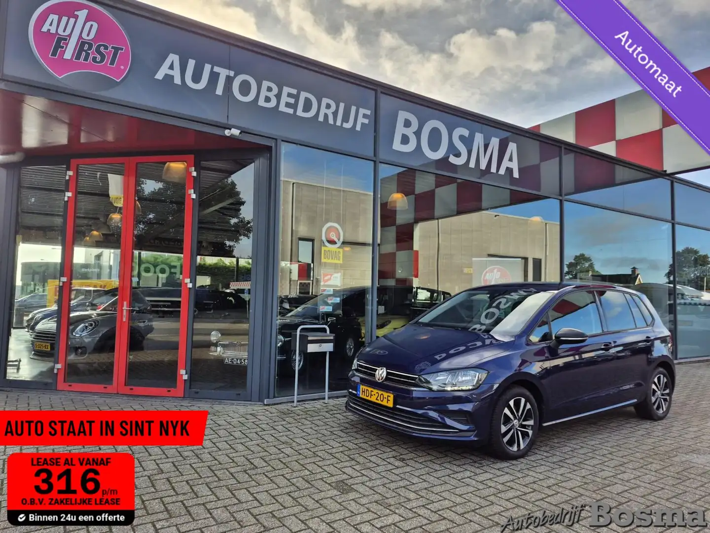 Volkswagen Golf Sportsvan 1.5 TSI ACT Highline Bleu - 1