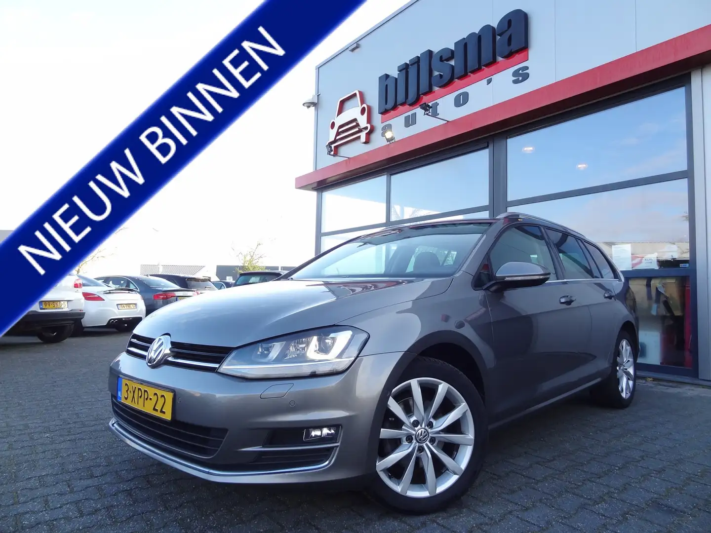 Volkswagen Golf Variant 1.4 TSI Highline | Navi | Camera | Led | NL-auto Gris - 1