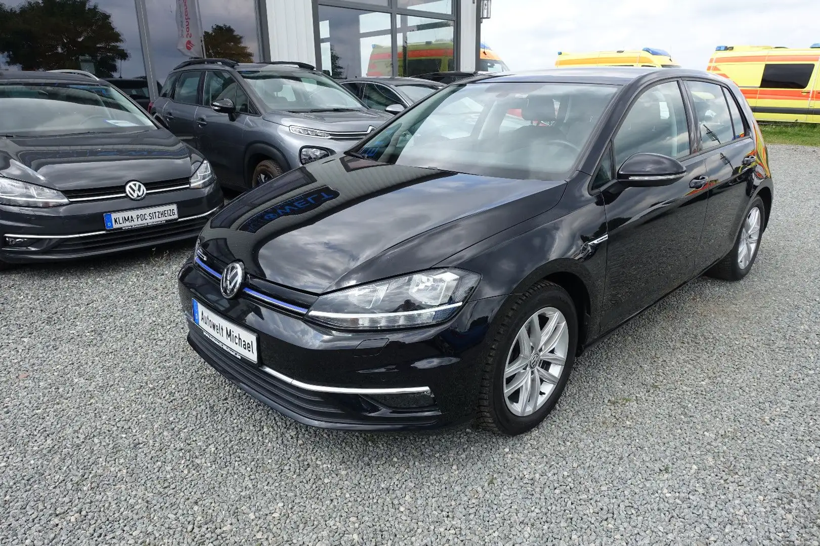 Volkswagen Golf VII 1.5 DSG KLIMAAUT ACC APP NAVI TÜV NEU Schwarz - 2