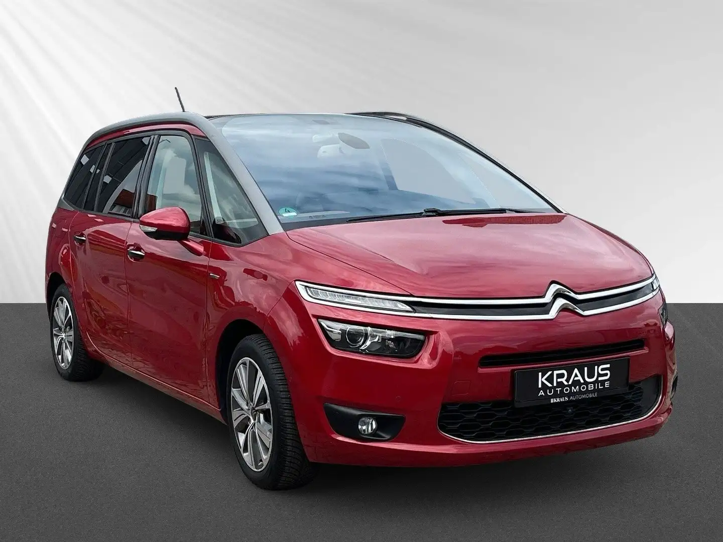 Citroen Grand C4 Picasso 2.0 HDI Exclusive NAVI PANO 7SI Червоний - 1
