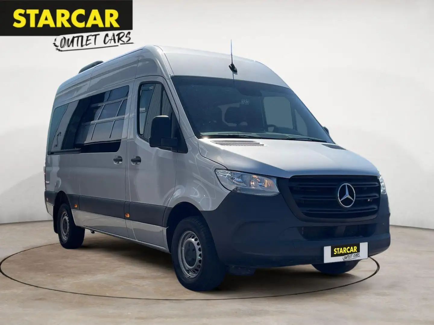 Mercedes-Benz Sprinter 317 TOURER 2.0CDI RWD 9-SITZER+AUTOMATIK+AHK+NAVI+ Silber - 1