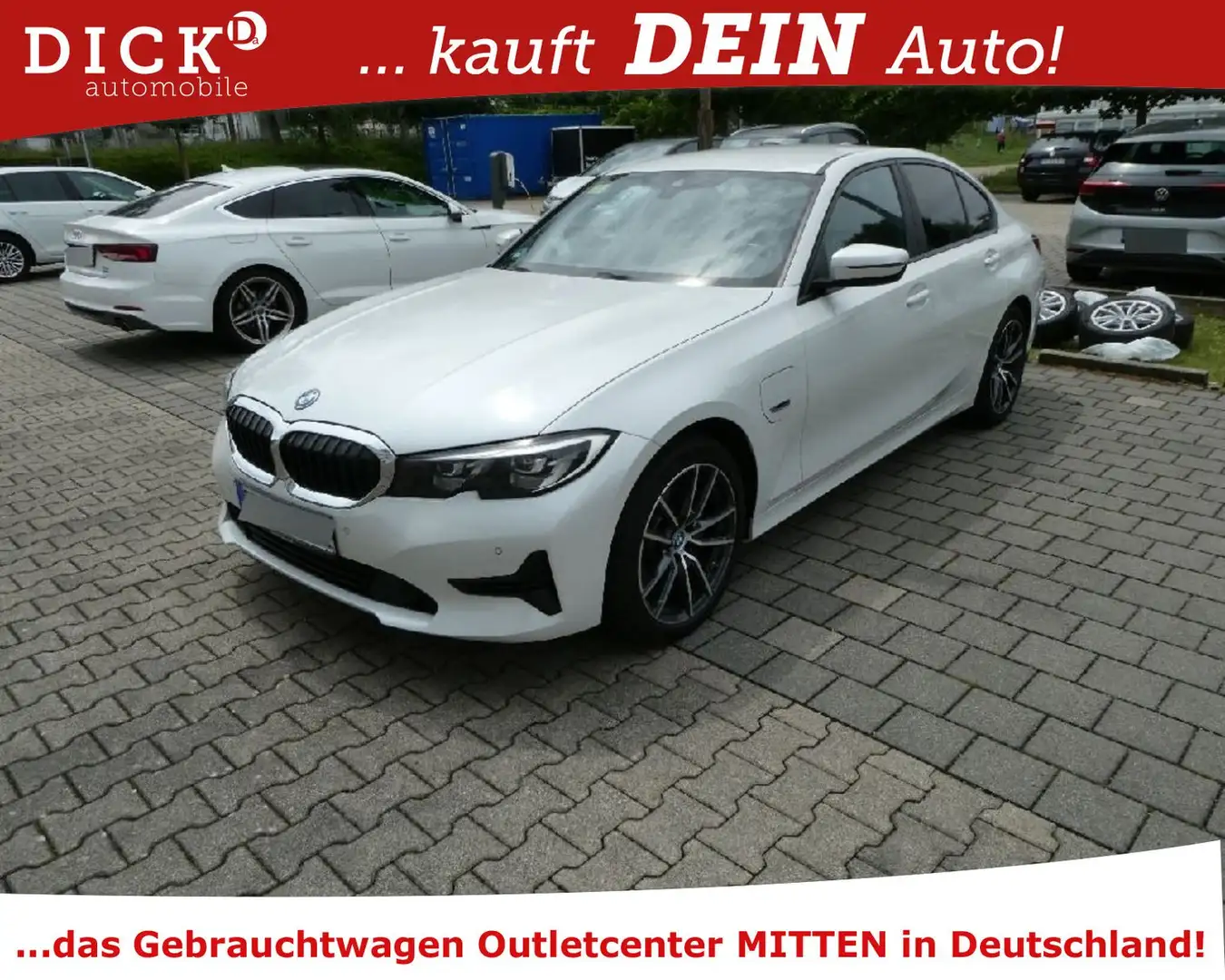 BMW 320 e Aut Advantage LED/NAVI+/VIRTU/SHZ/DAB/8Fa Noir - 1