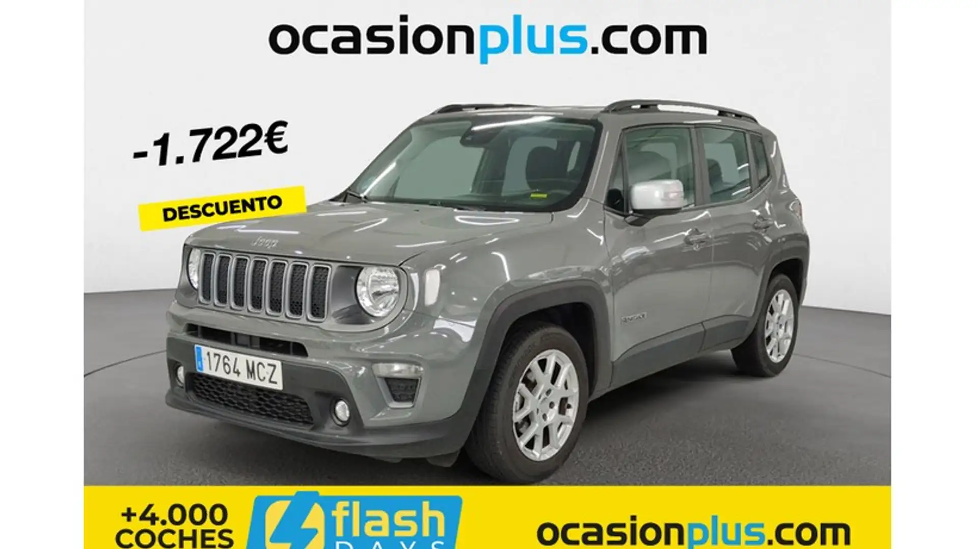 Jeep Renegade 1.6Mjt Limited 4x2 96kW Gris - 1