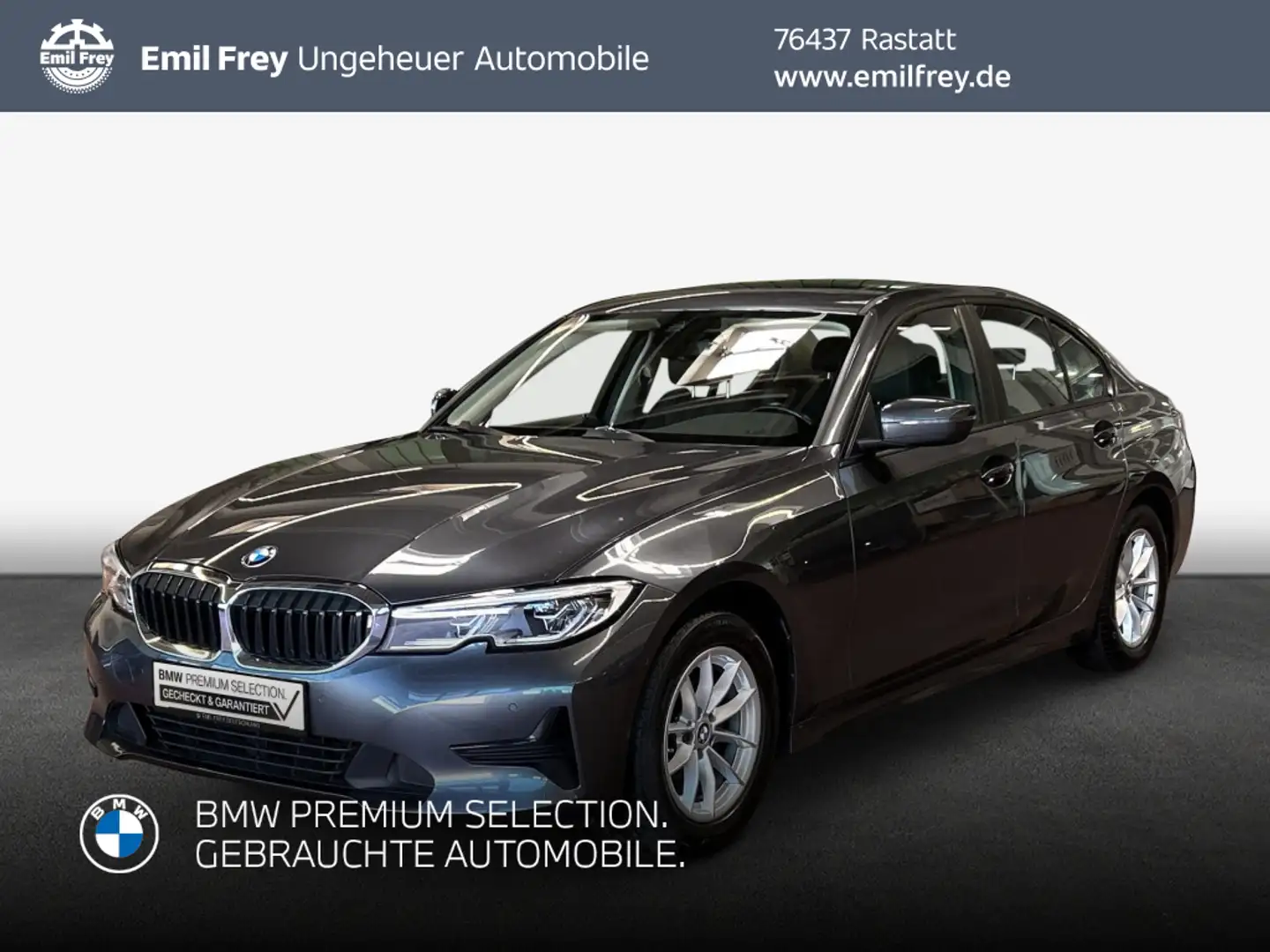 BMW 320 d Aut. Laser HiFi AHK Glasdach Grau - 1