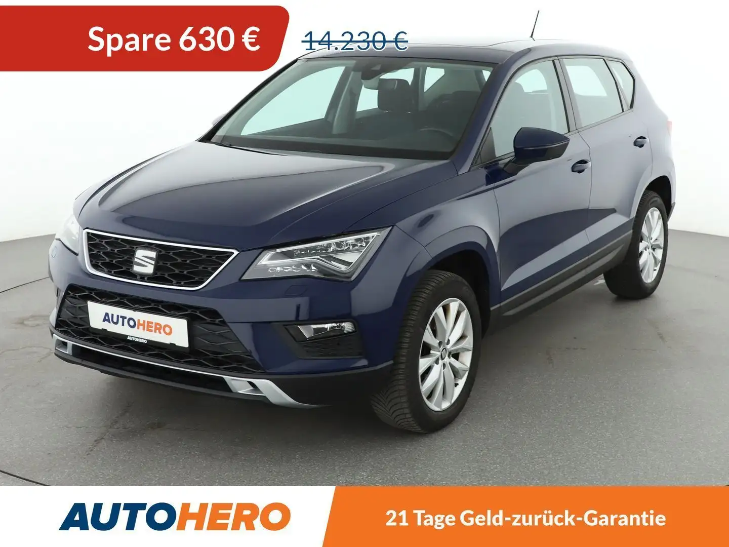 SEAT Ateca 1.6 TDI Style*ACC*LED*PDC*SHZ*PANO*KLIMA*GARANTIE* Blau - 1