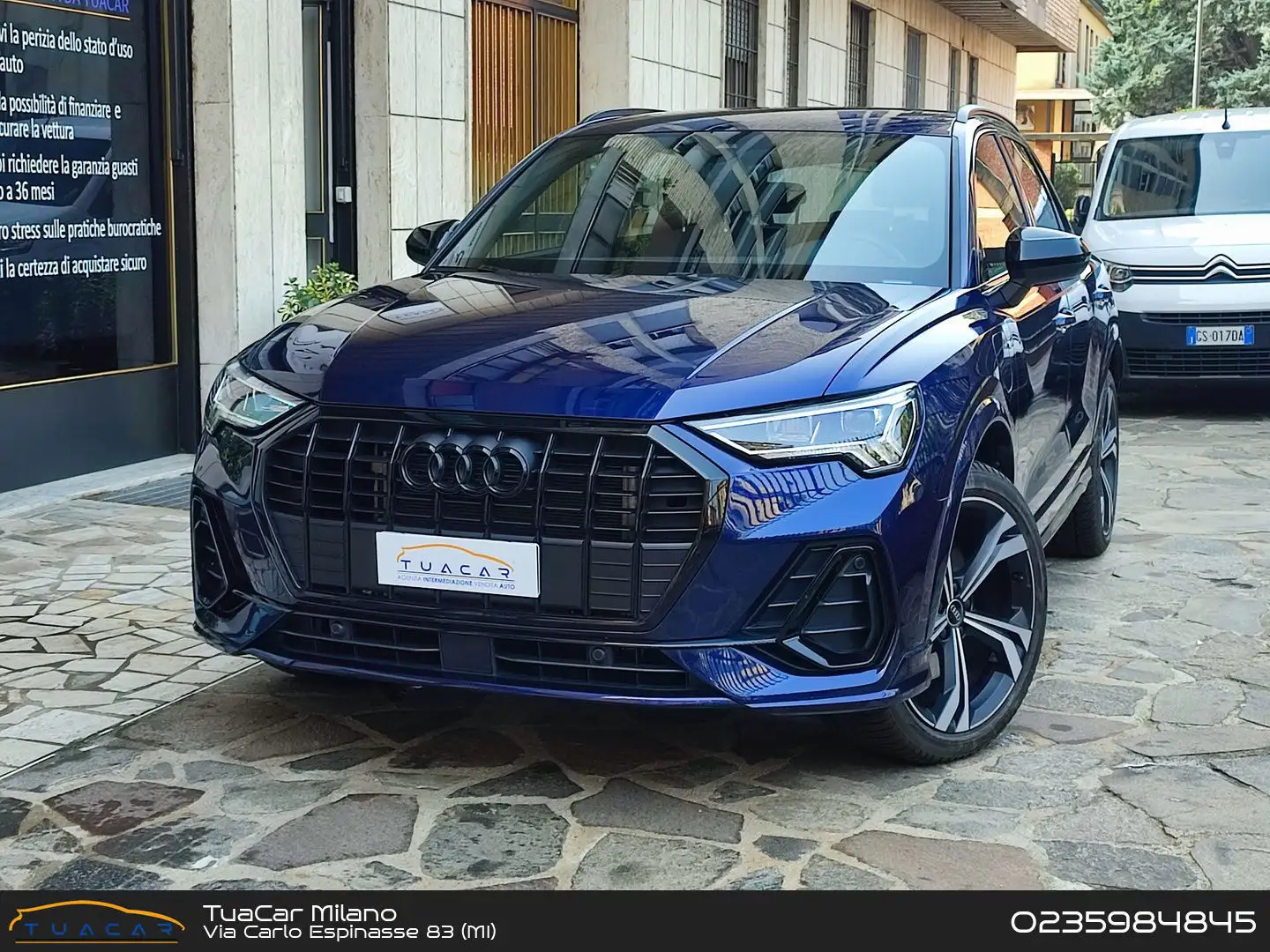 Audi Q3 e-tron 1.4 45 TFSI e PHEV Identity Black Aut. Bleu - 1