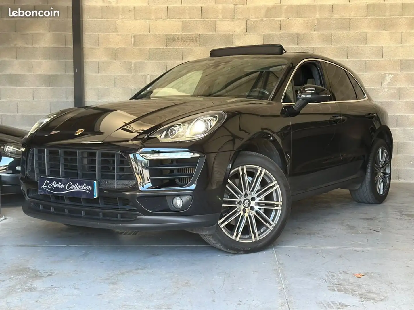 Porsche Macan 3.0 S 340 PDK PACK CHRONO PDLS TOIT OUVRANT GARANTI 12 MOIS Schwarz - 1
