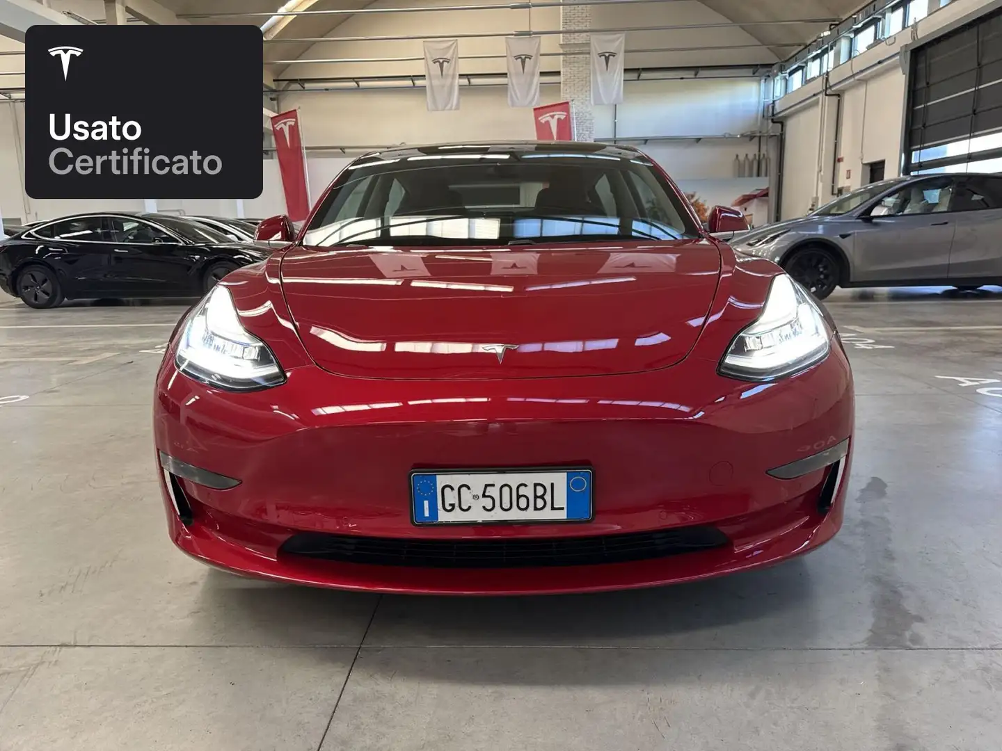 Tesla Model 3 Long Range AWD Rosso - 2