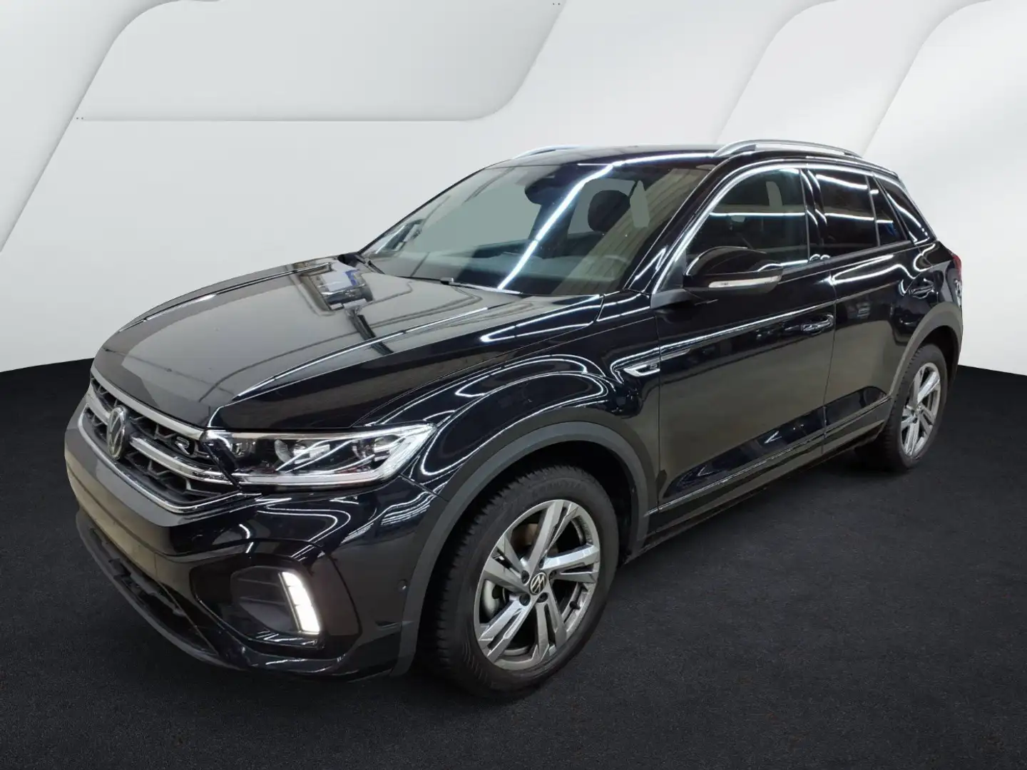 Volkswagen T-Roc 1.5 TSI R-Line DSG AHK*Navi*RFK*ACC*APP Schwarz - 2