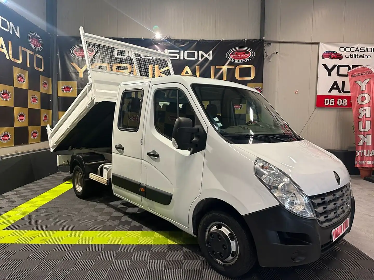 Renault Master 3 2.3 Dci 125cv Benne Blanc - 1