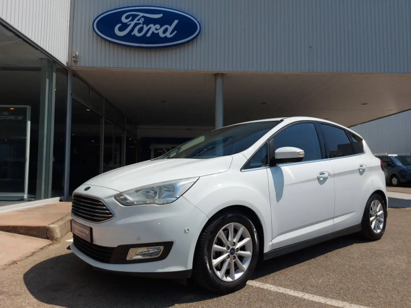 Ford C-Max 1.5 EcoBoost 150ch Stop\u0026Start Titanium Blanc - 1