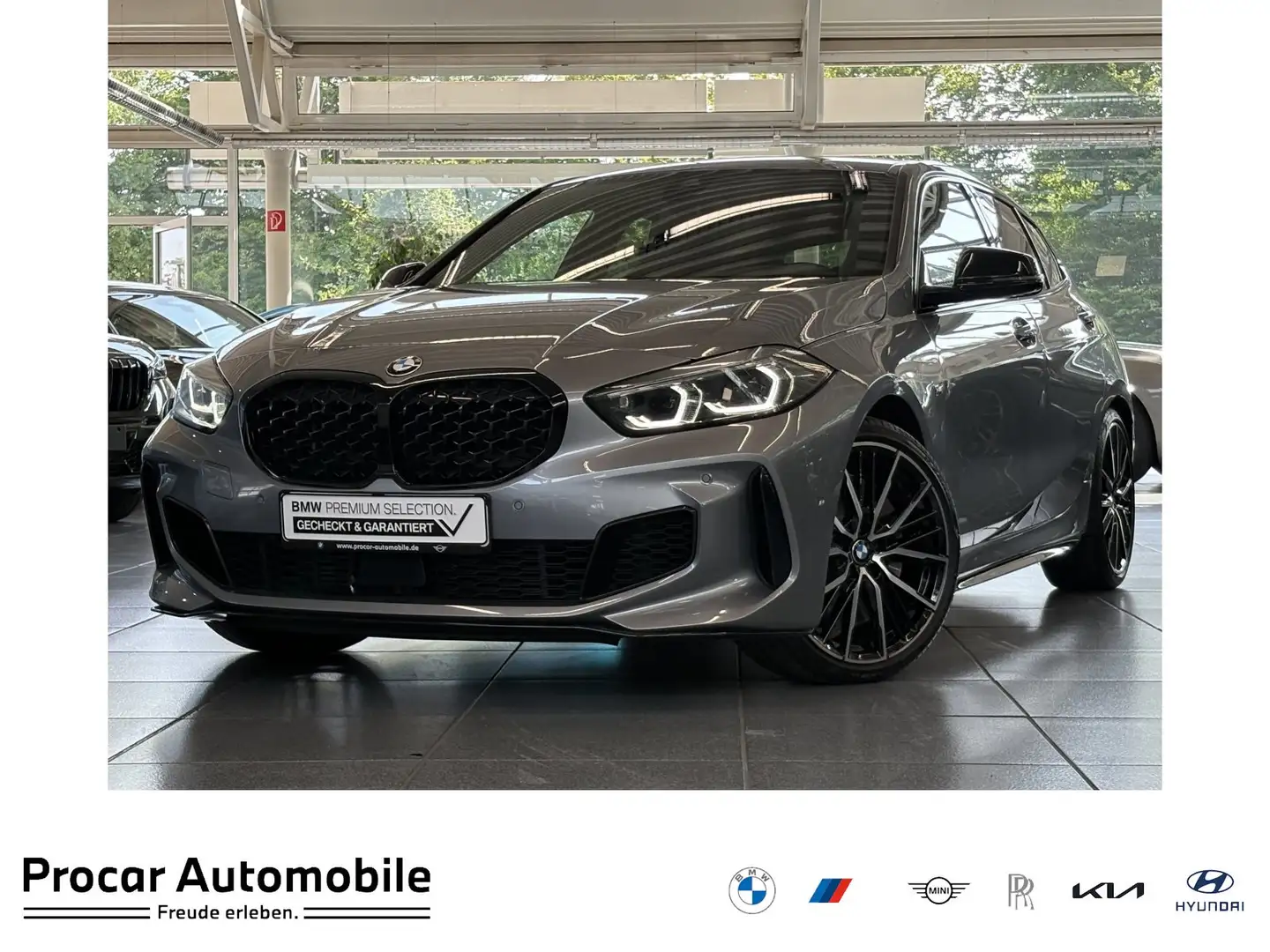 BMW 135 M135i xDrive DA PA RFK H/K AdapLED Shz. 19" LMR Gris - 1