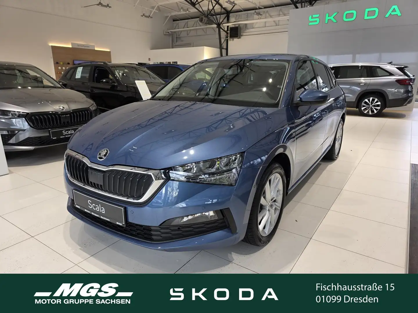 Skoda Scala 1.0 TSI Style #RFK #BLIS Blau - 1
