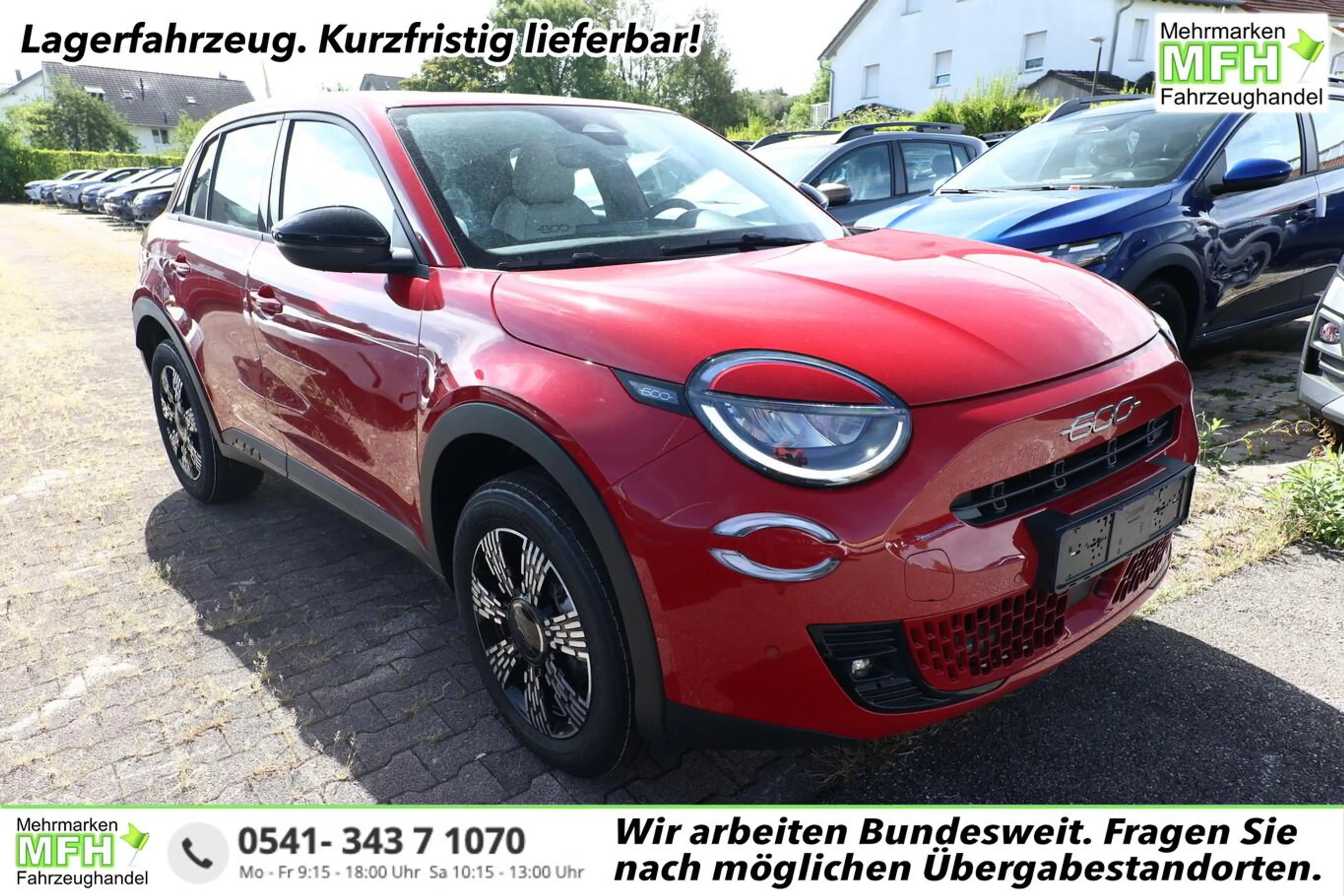 Fiat 600 Icon Hybrid SHZ Keyl Nav Kam 2xPDC LED CarP 74 ...