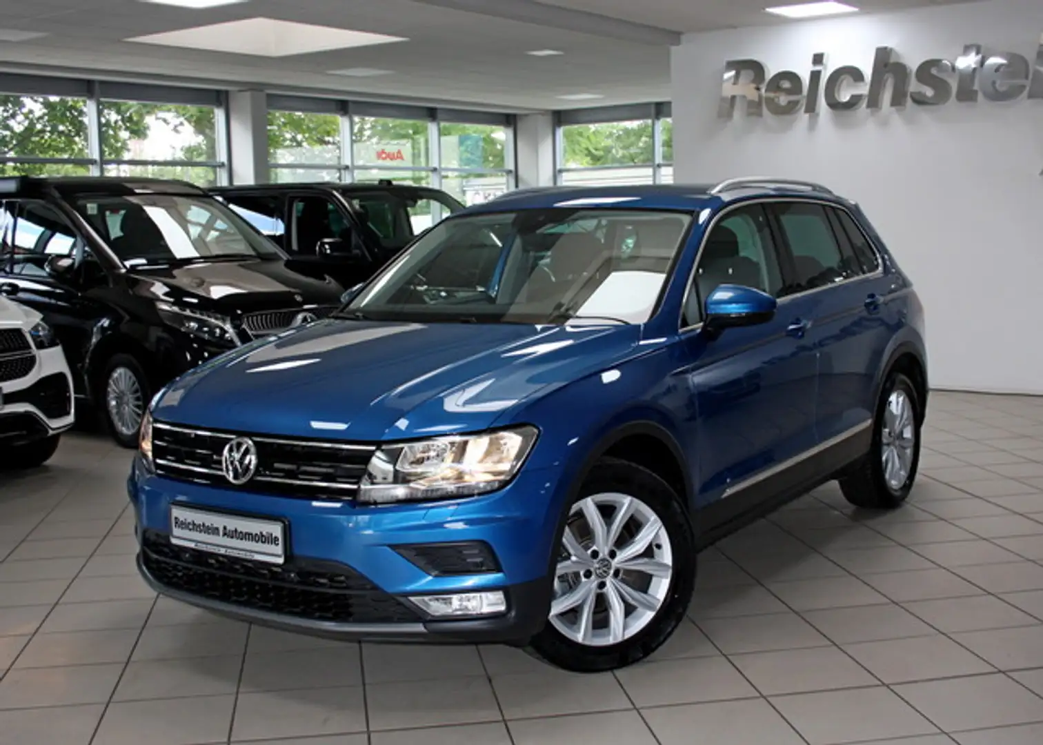 Volkswagen Tiguan 1,4 TSI BMT DSG AHK ACC 1. BESITZ VIRTUAL Blau - 1