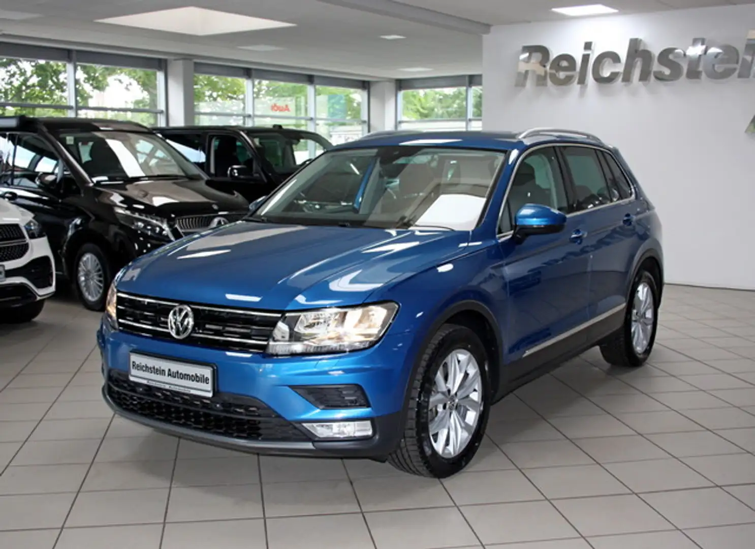 Volkswagen Tiguan 1,4 TSI BMT DSG AHK ACC 1. BESITZ VIRTUAL Blau - 2