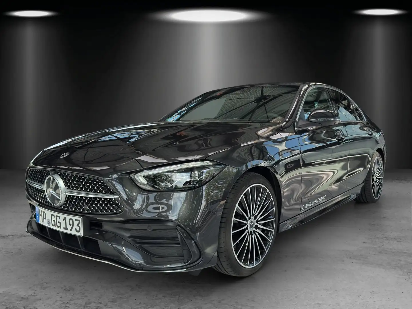 Mercedes-Benz C 220 d AMG Distronic AHK Memory 360° GUARD 360° Gris - 1