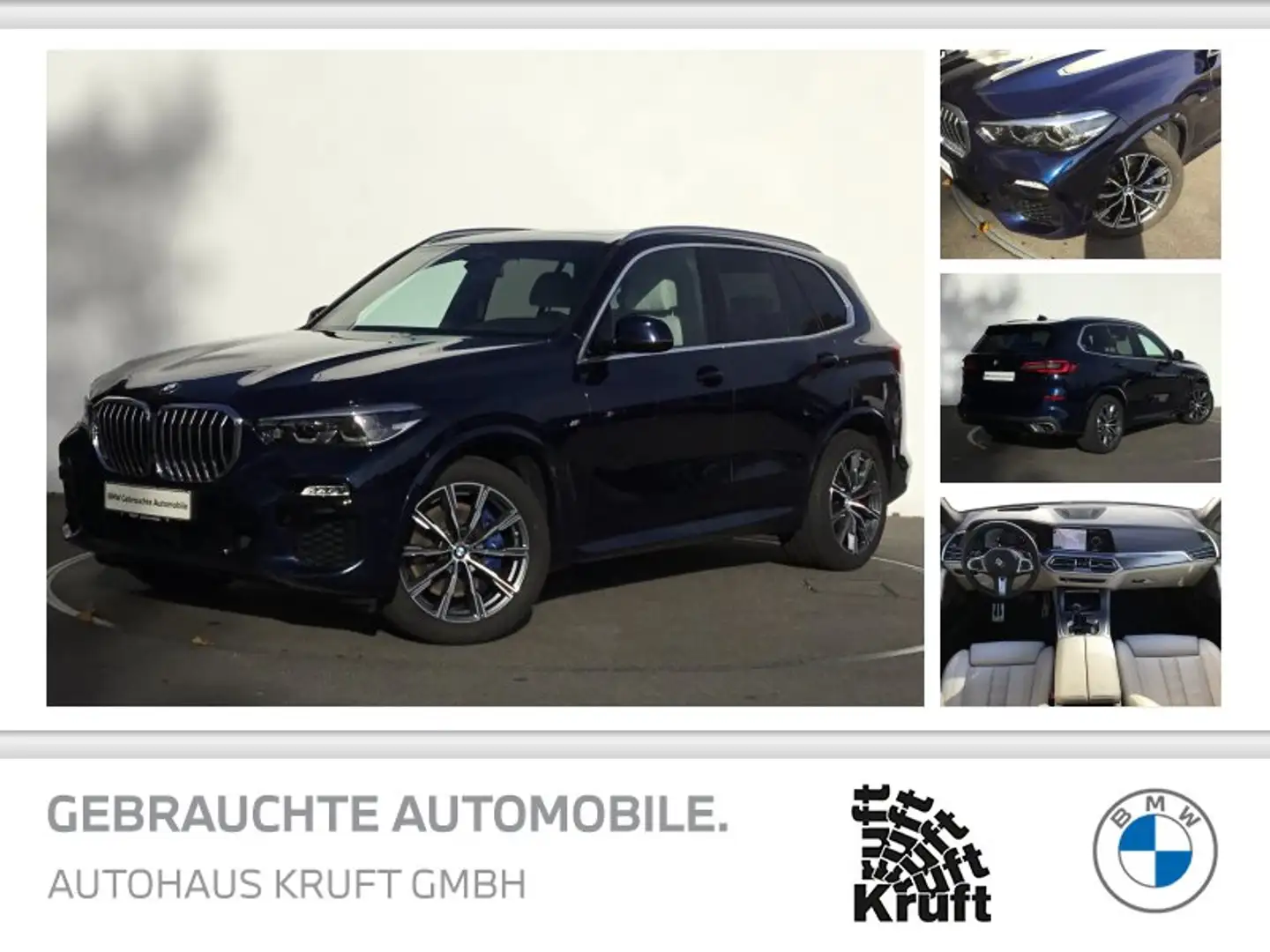 BMW X5 xDrive30d M SPORT+PANO+AHK+360°KAMERA+DAP+HUD+H&K Blau - 1