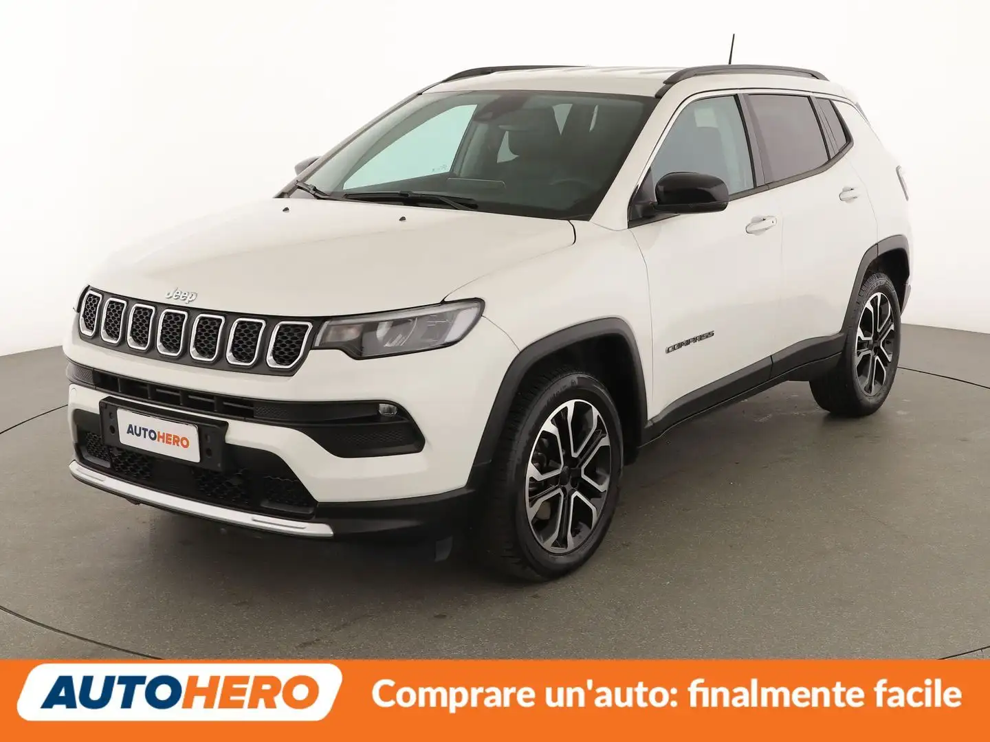 Jeep Compass 1.5 GSE T4 e-Hybrid Limited 130 CV MHEV Weiß - 1