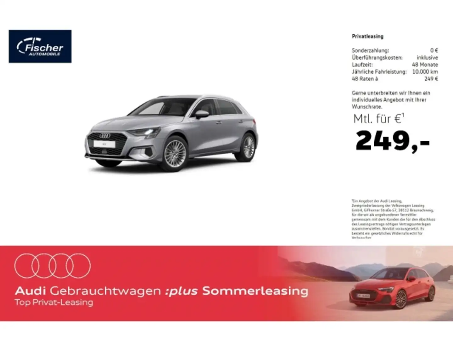Audi A3 Sportback 35 TFSI advanced S-Tronic AHK/SH Silber - 2