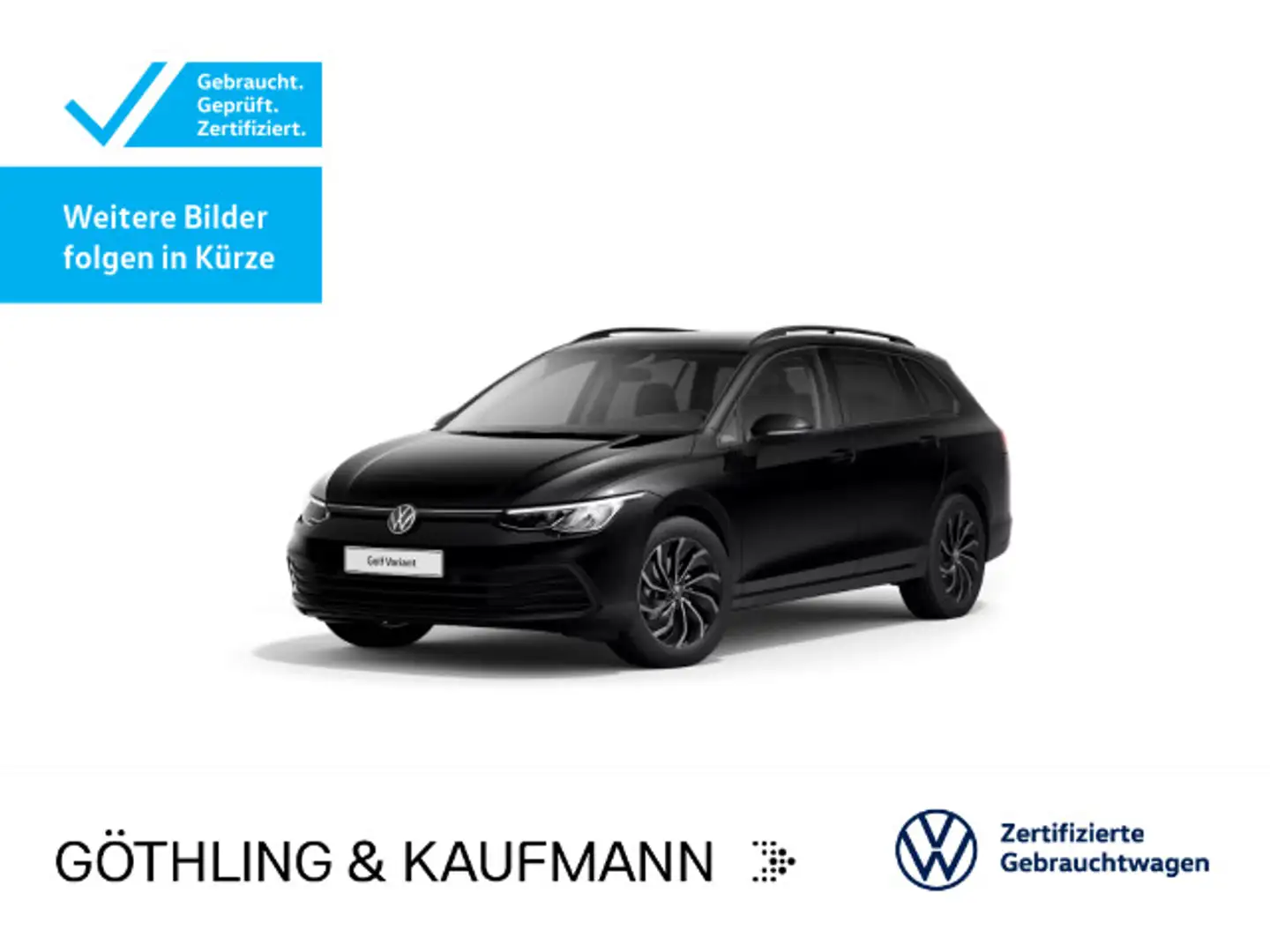 Volkswagen Golf Variant Life 1.0TSI 81kW 6-Gang*NAVI*SHZ*As Schwarz - 1