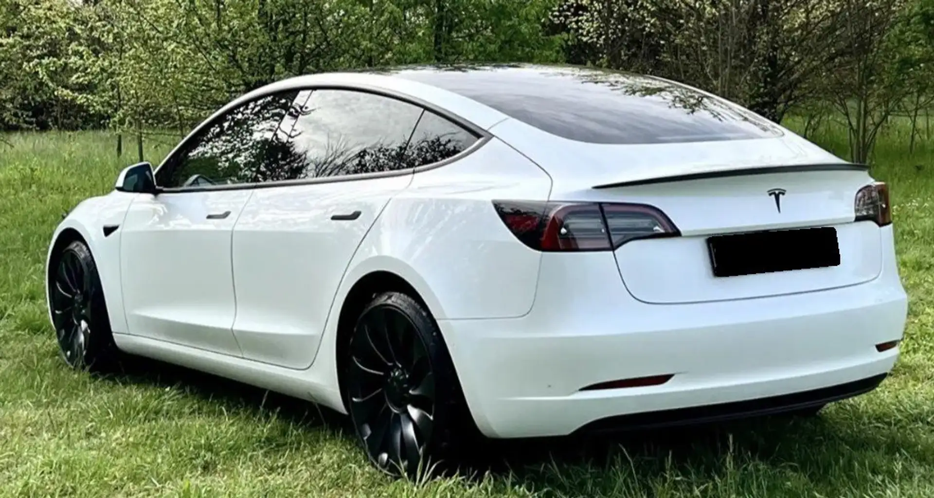 Tesla Model 3 Model 3 PERFORMANCE-2022-82Kwh-BATTERIA NUOVA Bianco - 2