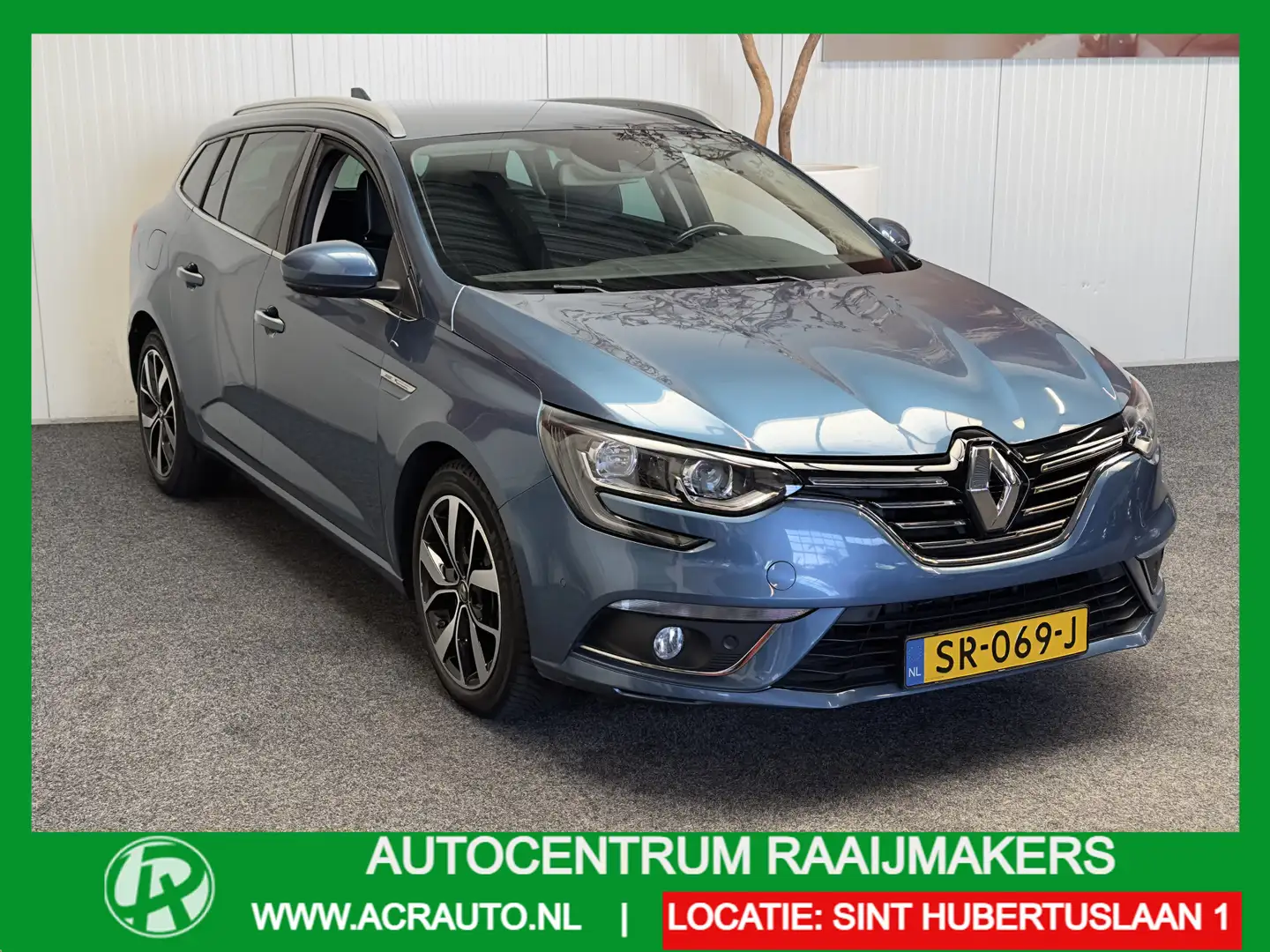 Renault Megane ESTATEe 1.6 dCi BOSE STOF/LEDER NAVIGATIE CRUISE C Blauw - 1