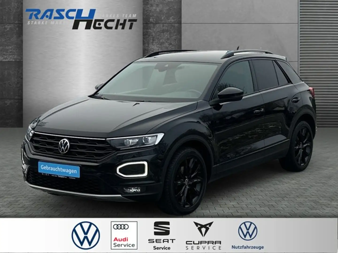 Volkswagen T-Roc Sport 1.5 TSI DSG*LED*NAVI*SHZ* Schwarz - 1