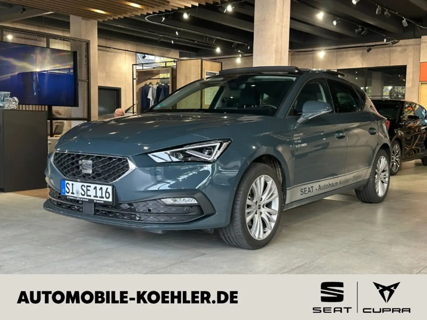 SEAT Leon Style Edition 1.5 TSI 85 kW (116 PS) 6-Gang El. Pa Blau - 1