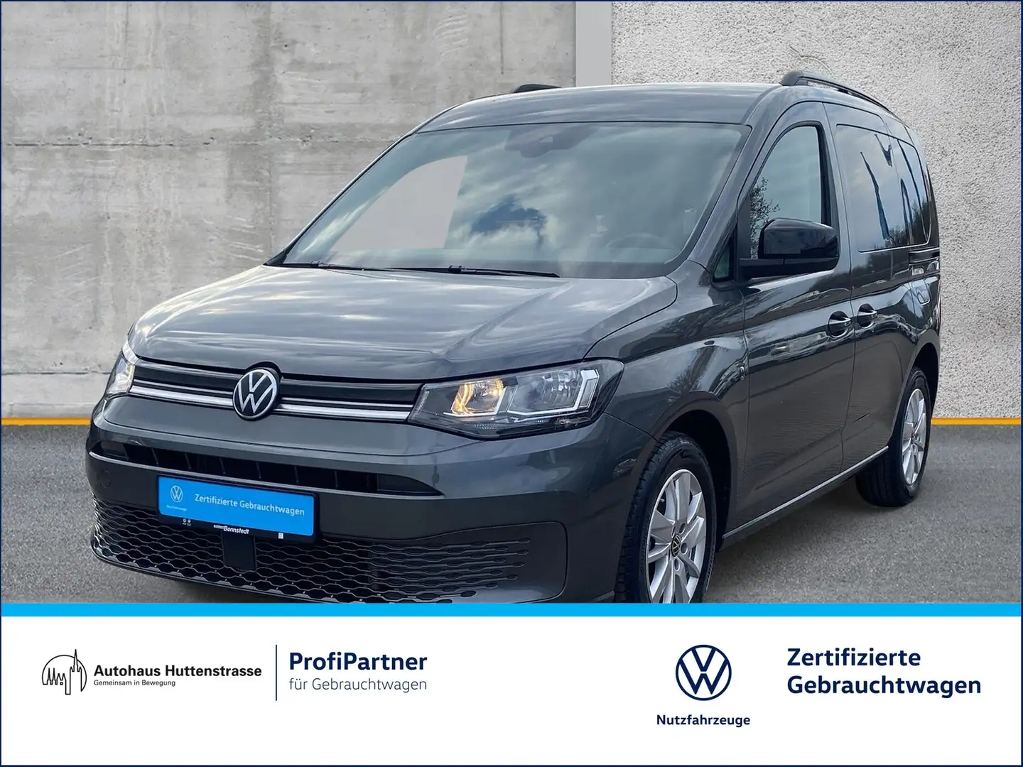 Volkswagen Caddy 2.0 TDI Life VIRTUAL NAVI STANDHZG AHK Grau - 1
