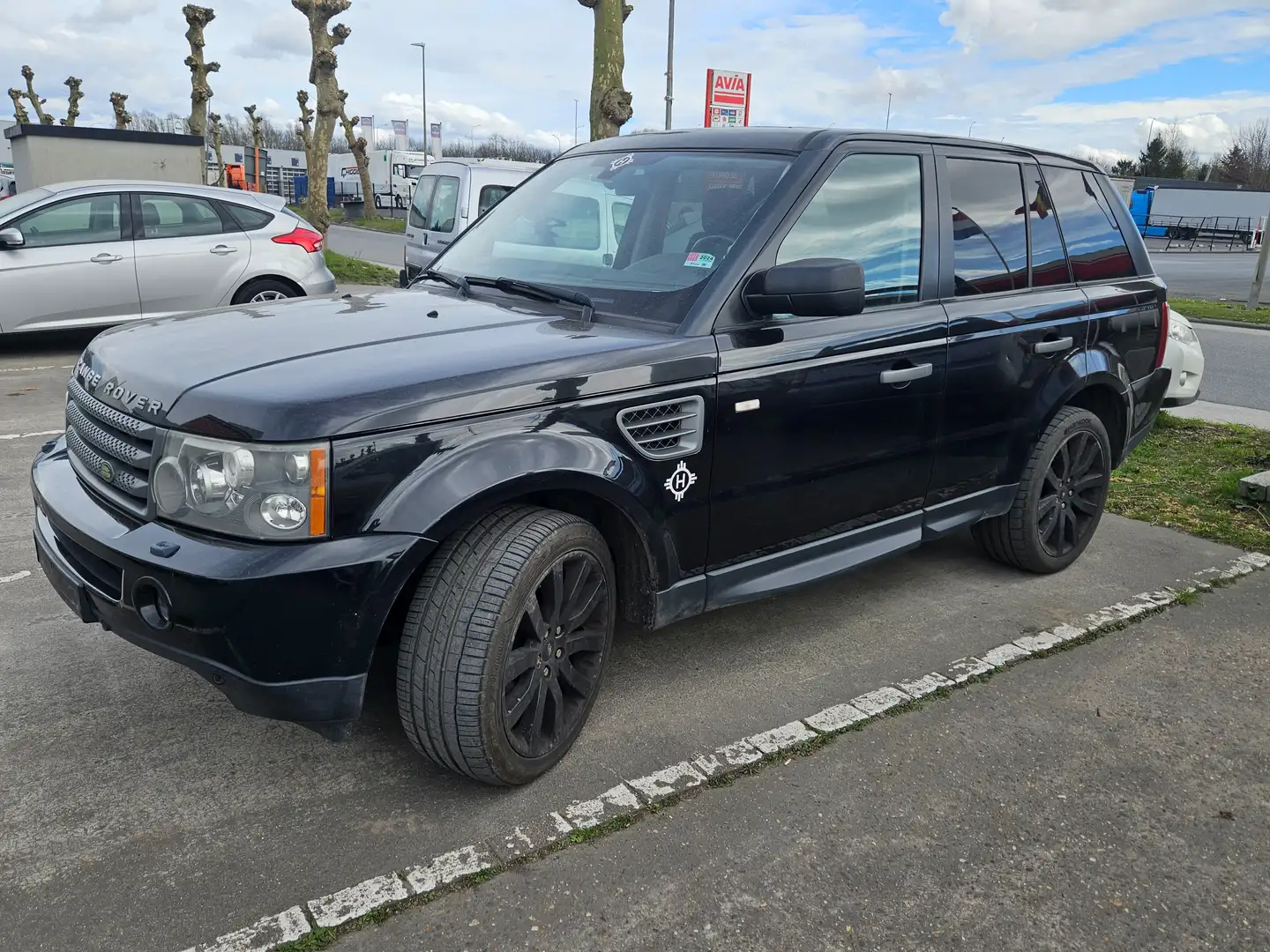 Land Rover Range Rover Sport 2.7 TdV6 24V HSE LICHTE VRACHT 3500kg trekvermogen Noir - 1
