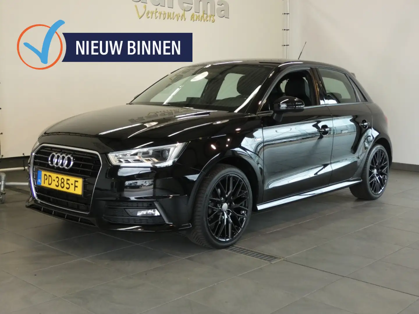 Audi A1 Sportback 1.0 TFSI Sport S line Zwart - 1
