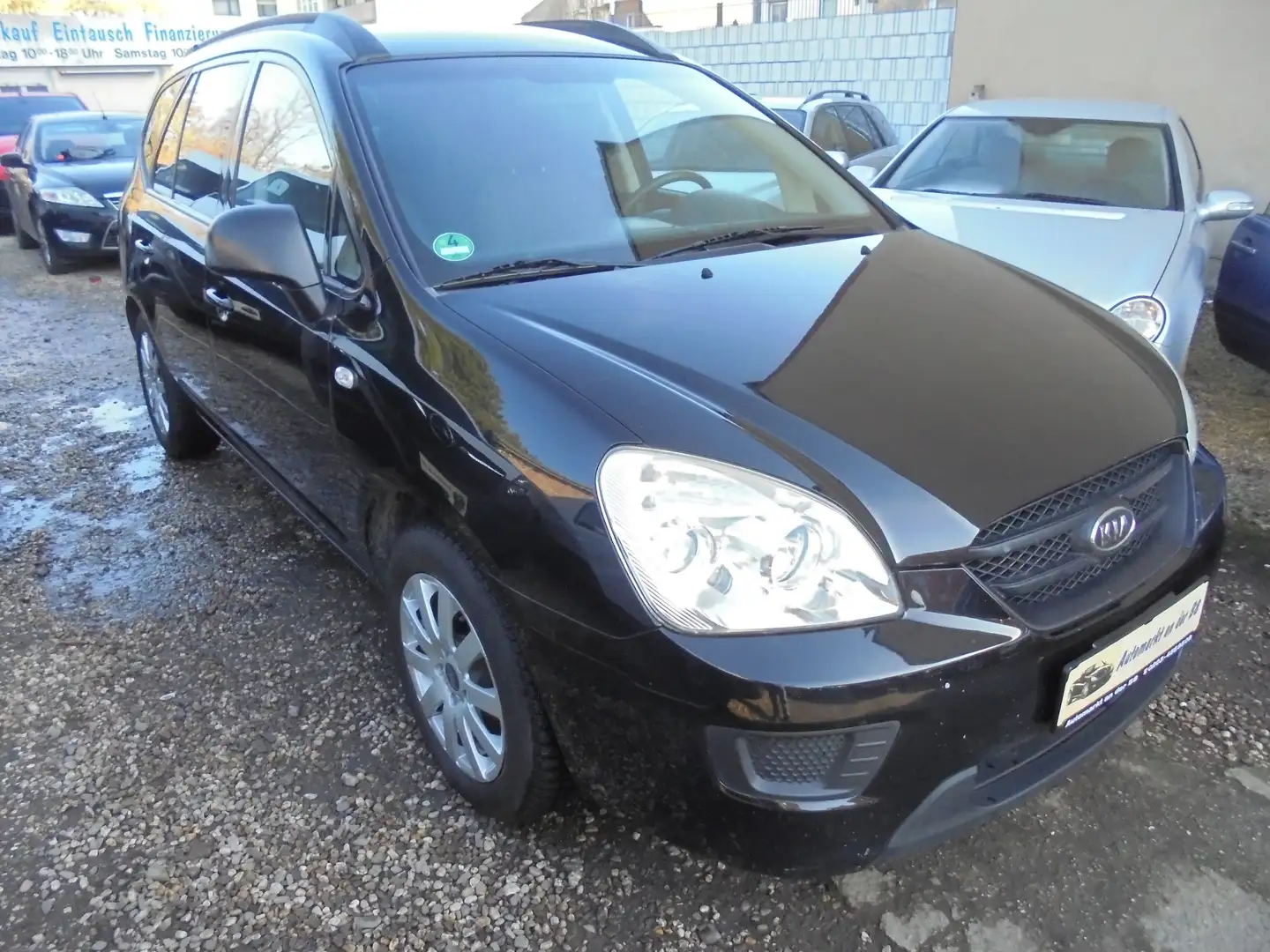 Kia Carens 2.0 CVVT LX Klima,BC,AHK!!! Negro - 1