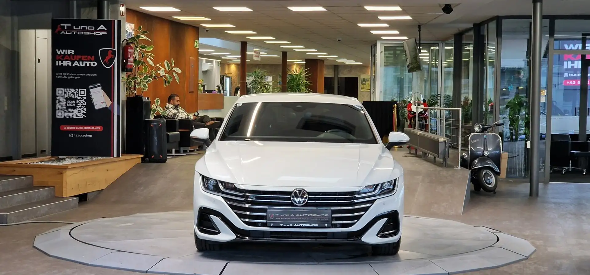 Volkswagen Arteon 2.0 TDI R-Line 1-Hand DSG *Akustik-Paket*Digital-C Weiß - 2