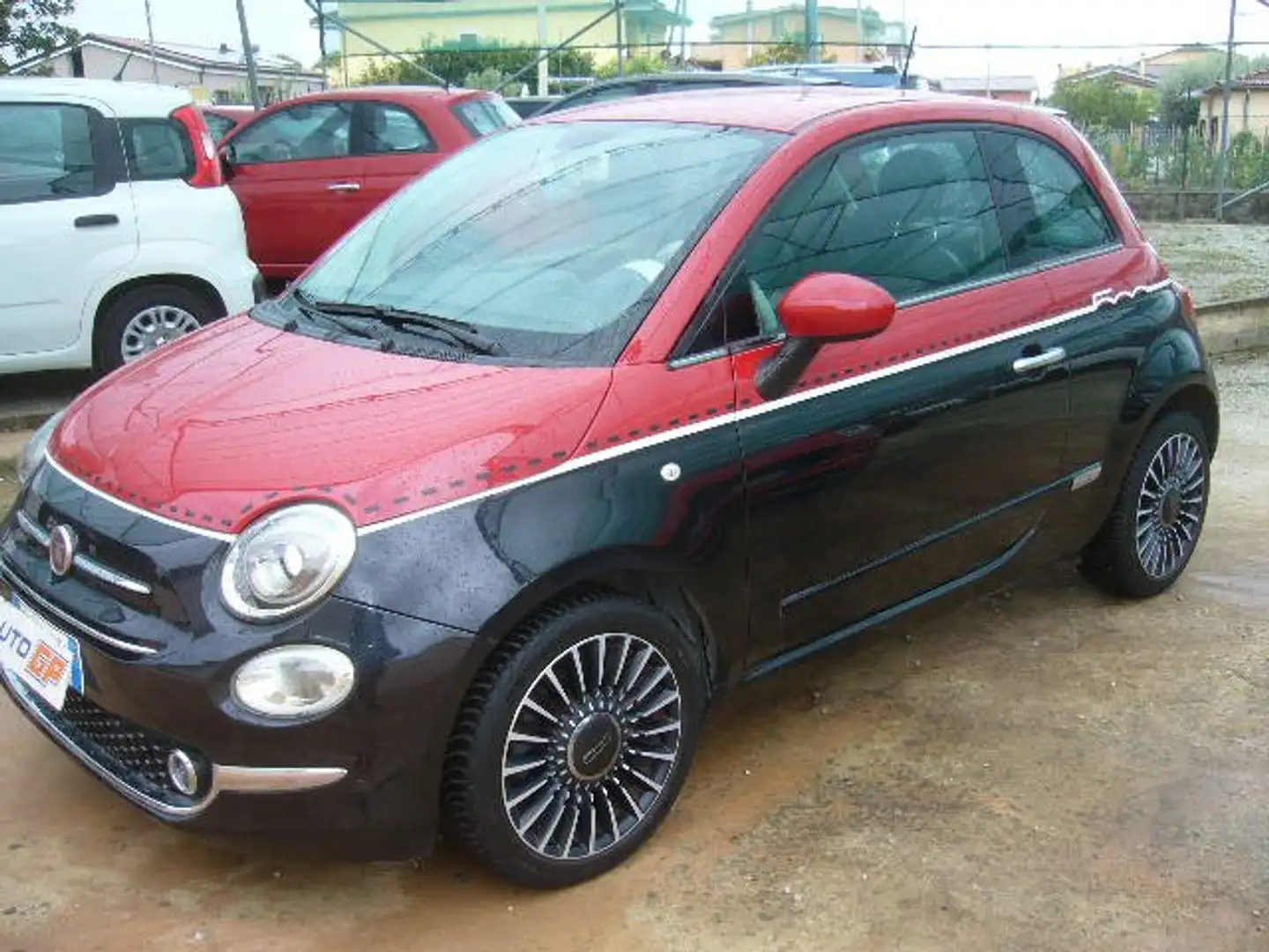 Fiat 500 1.3 mjt Lounge 95cv Noir - 1
