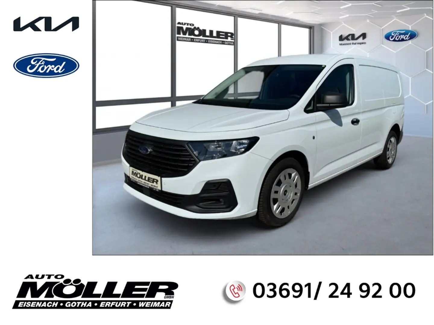Ford Transit Connect 2.0 7-Gang-Automatik TREND 240L2 Klima DAB Rückfah Blanco - 1
