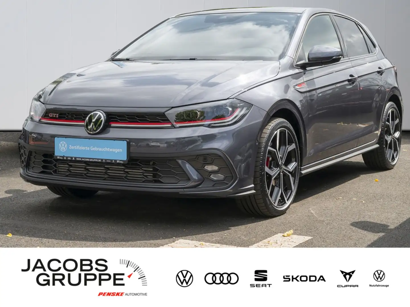 Volkswagen Polo GTI 2.0 TSI DSG Panorama, Kamera, IQ.Dri Grijs - 1