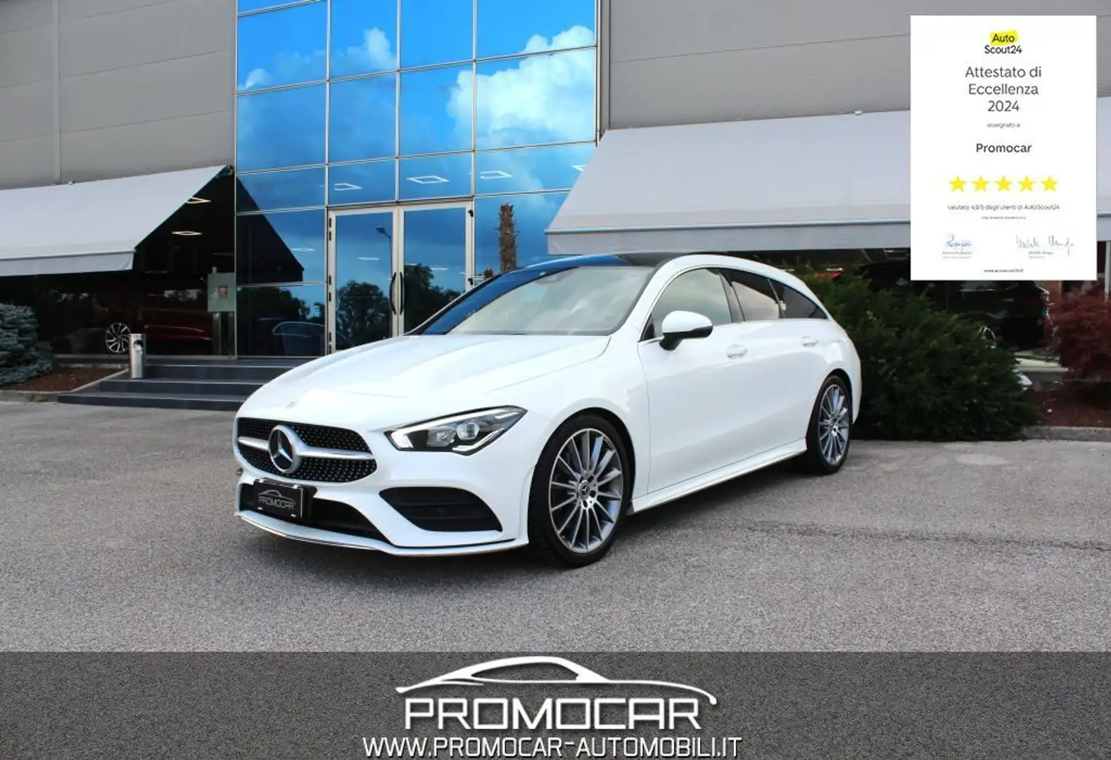 Mercedes-Benz CLA 220 d AUT. SHOOTING BRAKE PREMIUM *BICOLOR*TETTO*UNIPR Weiß - 1