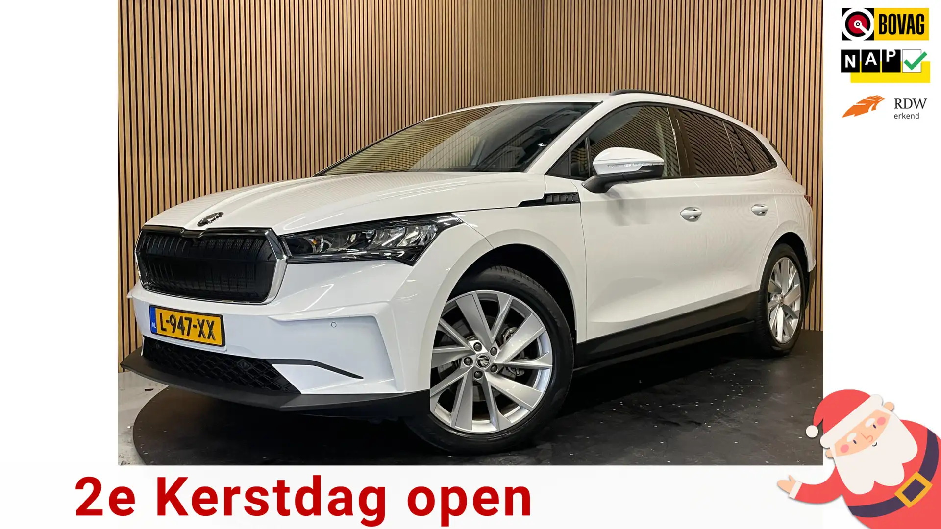 Skoda Enyaq iV 60|92% SOH|CAMERA|APPLE CARPLAY|ANDROID AUTO|ST Blanc - 1