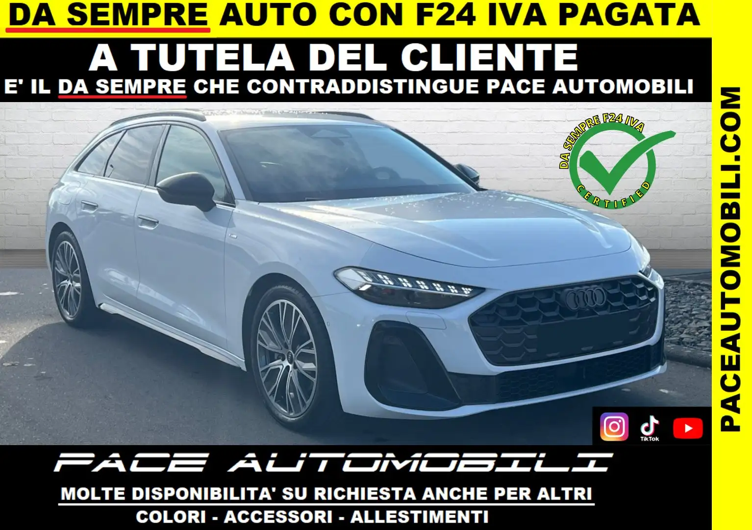 Audi A5 AVANT TFSI S LINE SLINE S-LINE NAVI LED PDC KAMERA Bianco - 1