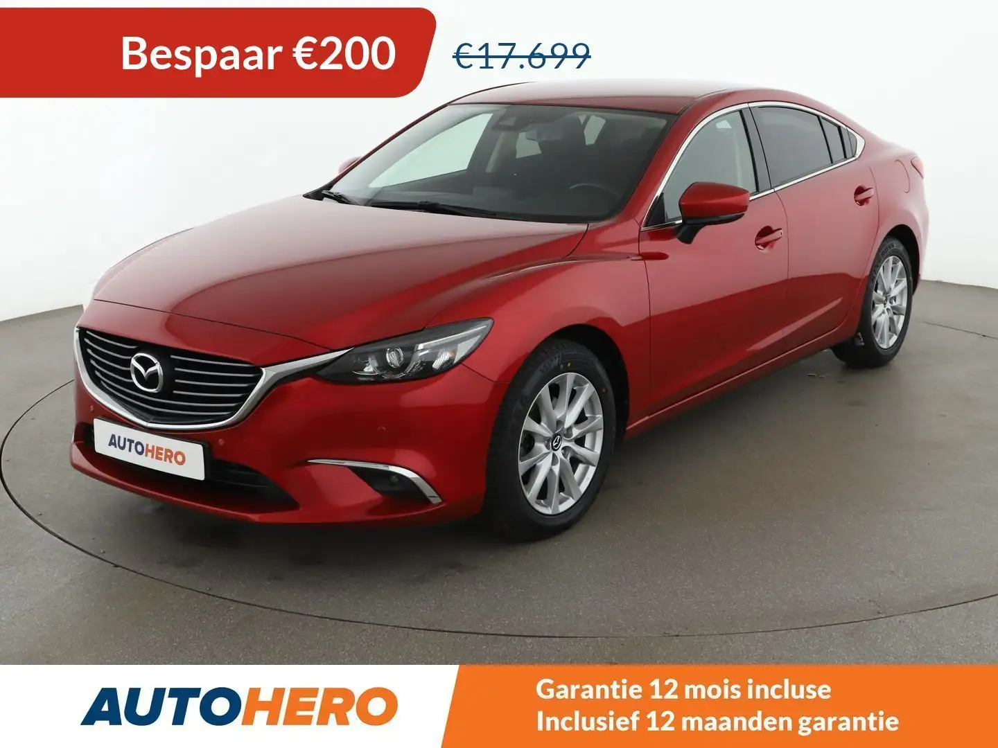 Mazda 6 2.2 Turbodiesel Business-Line Rood - 1