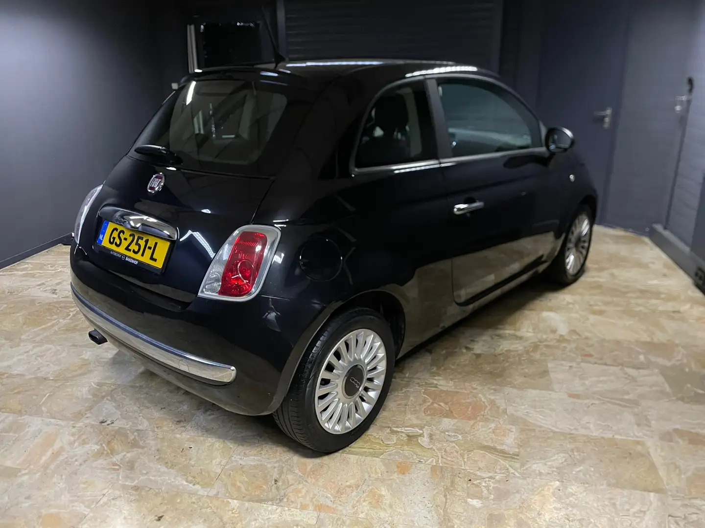 Fiat 500 0.9 TwinAir Turbo Easy Airco Lm Velgen Zwart - 2