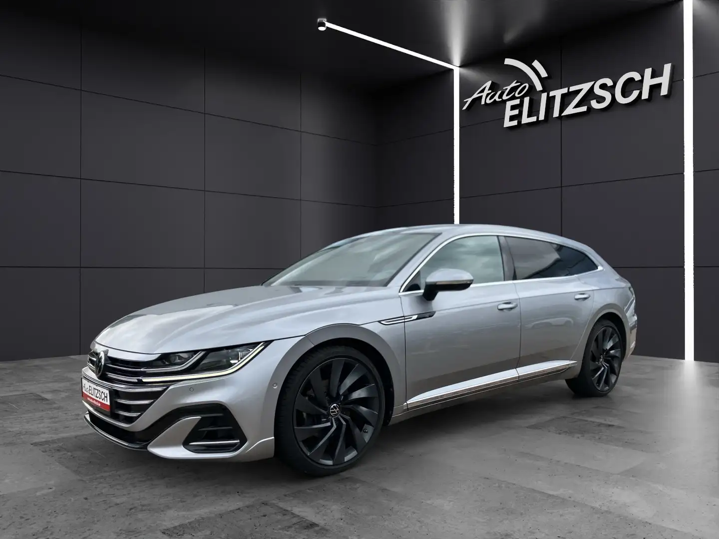 Volkswagen Arteon SB TDI DSG R-Line 4M LED Navi Pano HUD Leder 20" Silber - 2